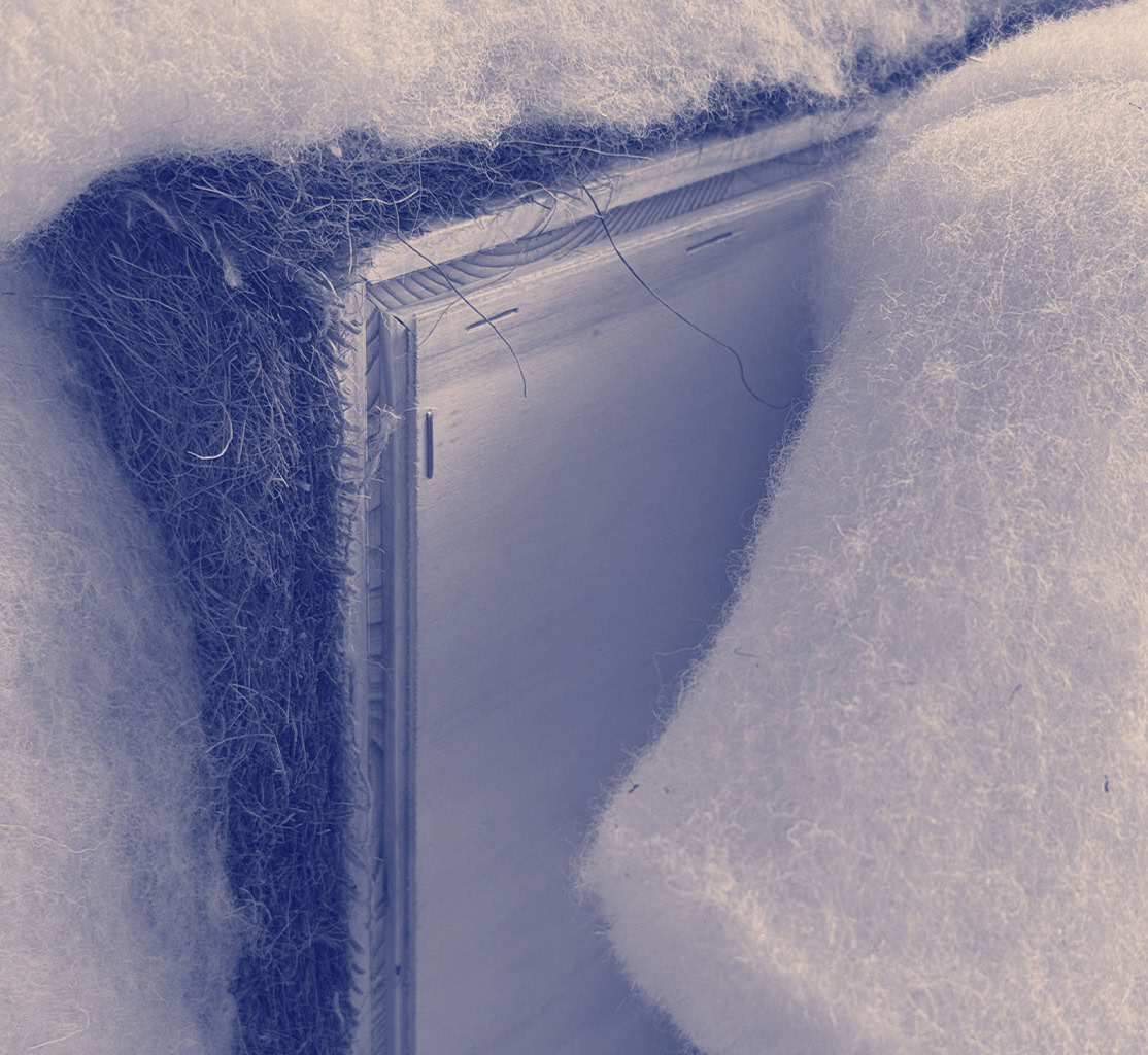 Fibra di cocco e ovatta di lana